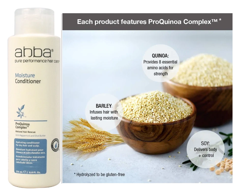 Abba Moisture Conditioner - Damage & Repair Hair 8 Oz Set of 12 - Image 3 of 4
