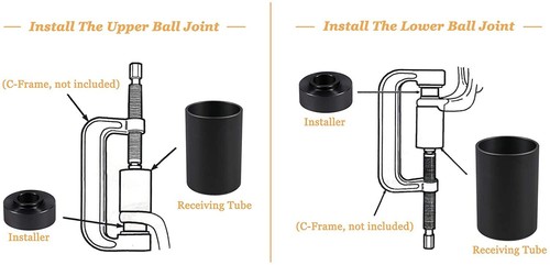 Ball Joint Service Adapter Tools Kit 7894 for Jeep Wrangler & Dodge Ram Trucks - Picture 5 of 11