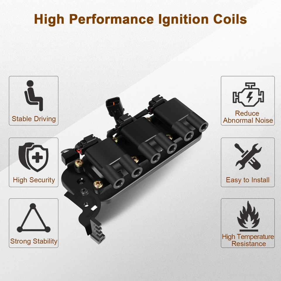 Ignition Coil Pack For Hyundai Tucson 2.7L V6 2005 2006 2007 2008 2009 - Imagen 4 de 4