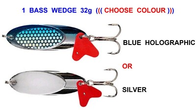 1 FLADEN BASS KEIL 32g MEERESANGELN KÖDER DEXTER MAKRELE ZANDER SPINNER JIG