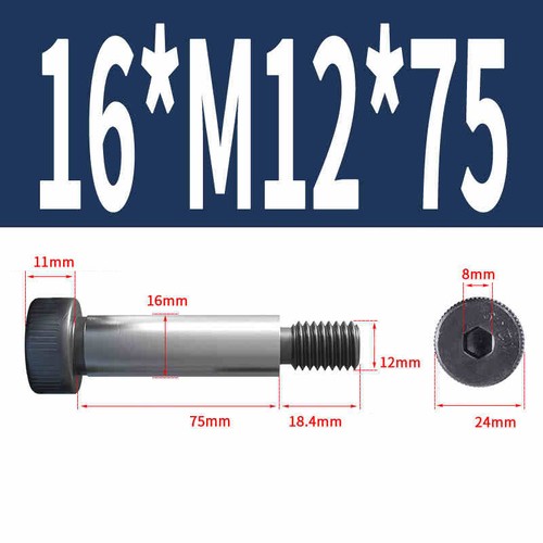 Shoulder Screws Allen Bolt Thread Socket Head High Tensile 12.9 M5 M6- M16 Steel - Picture 136 of 166