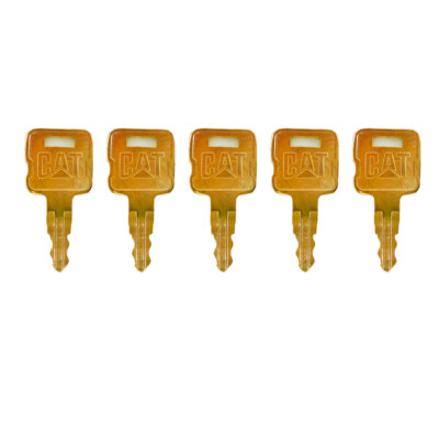 5pk Ignition Keys NEW golden CAT For Caterpillar Heavy Equipment #5P8500