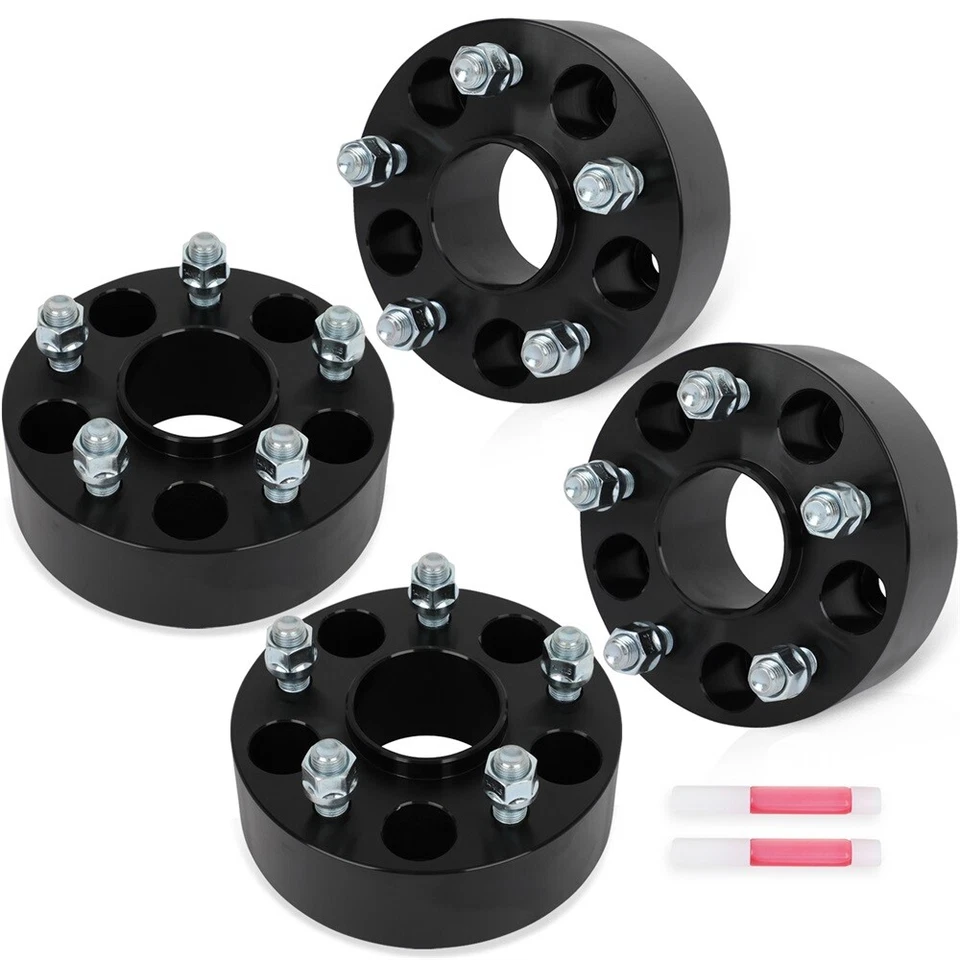4Pcs 2" 5x120 Hub Centric Wheel Spacers For Chevrolet Camaro Corvette Impala SS Foto 3 de 4