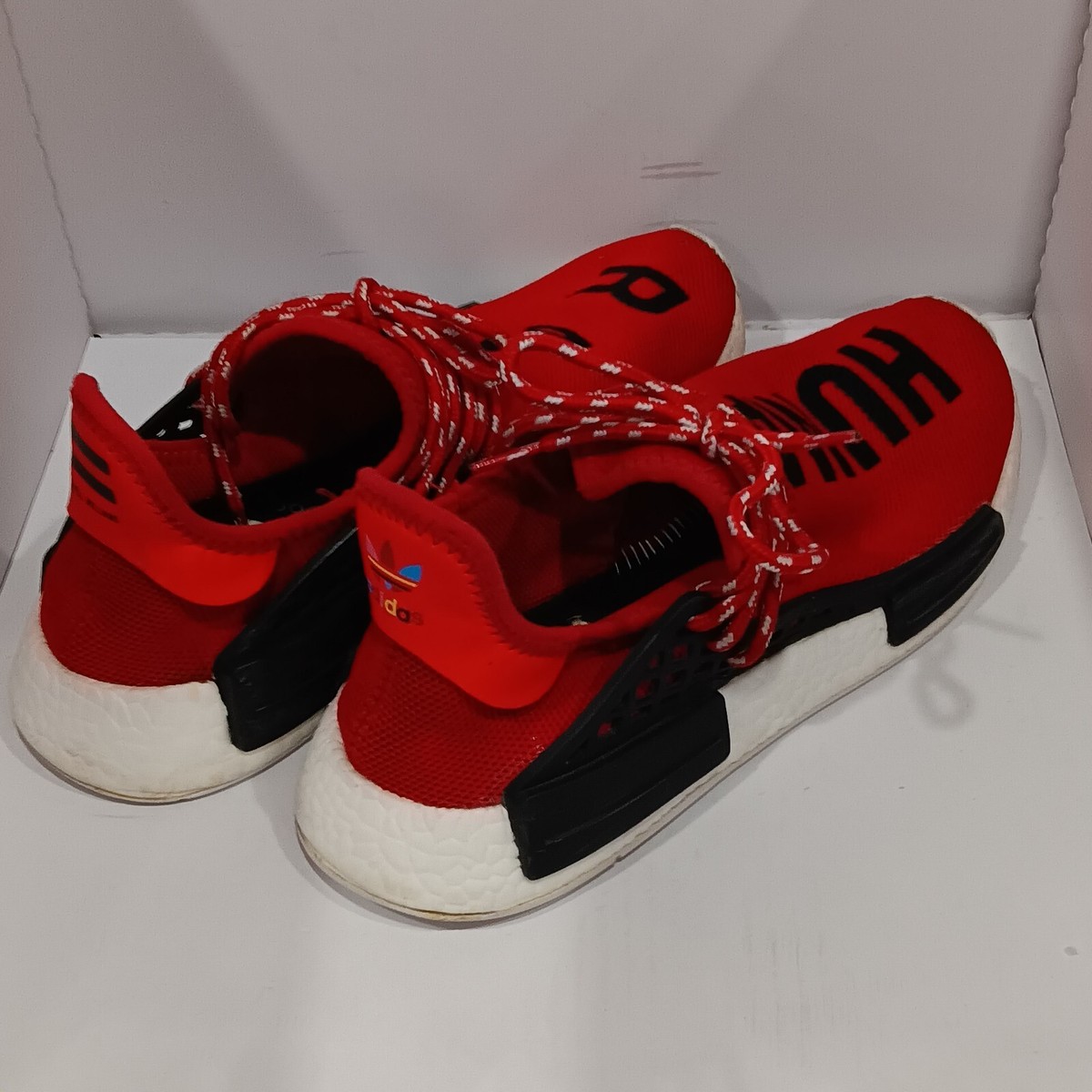 Pharrell Williams NMD Human Race Red Size Authentic, Pre-owned