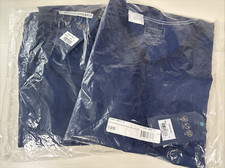 Cherokee Workwear Revolution Womens Scrubs Set Top Bottom Navy Size Small