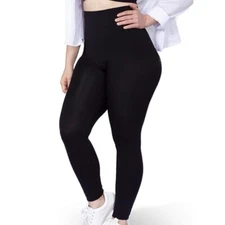 Empetua High Waist Shapewear Leggings LG Black 42075 Tummy Control Compression