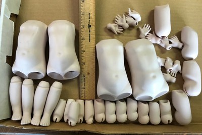 bisque doll parts