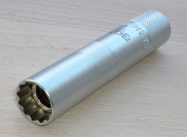 Zündkerzen- Steckschlüssel- Einsatz 14mm 3/8" Magnet Zündkerzenschlüssel