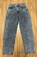 Empyre Tori Black Acid Wash 100 Cotton Skate Jeans Baggy Y2K 90  s Women's 6
