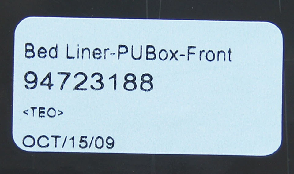 Panel frontal de plástico negro para revestimiento de cama Hummer H3T 2009-2010 94723188 Foto 3 de 4