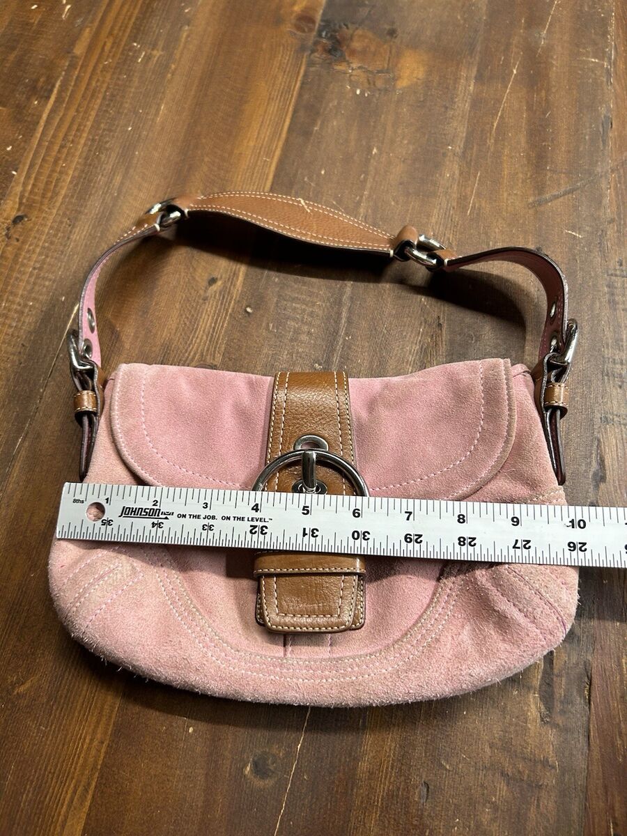 Coach Vintage Y2K Soho Buckle Flap Shoulder Bag Suede Coach Vintage Y2K Soho Buckle Flap Shoulder Bag Suede