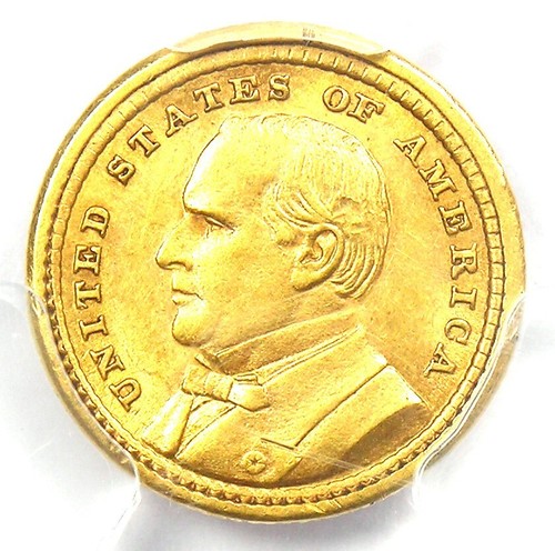 1903 McKinley Commemorative Gold Dollar G$1 - PCGS Uncirculated Detail (UNC MS)