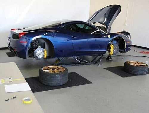 Quick Portable Car Lift Jack Quickly Raise 5000 lbs Home Shop Garage Show