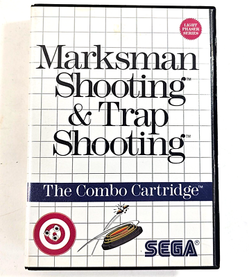 Master System★MARKSMAN SHOOTING TRAP Marksman Shooting/Trap Shooting (Sega Master System, 1987) Game