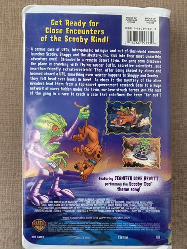 VGT Scooby-Doo VHS Movie Alien Invaders Warner Bross Kids Movie Family M - Picture 4 of 4