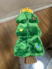 Zippy Paws Jigglerz Dog Toy  New 15” Christmas Tree Multiple  Squeakers