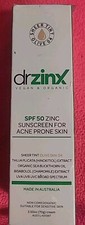Dr Zinx SPF 50 Vitamin C Facial Sunscreen Vegan Organic 2.5 oz Exp7/26 D 
