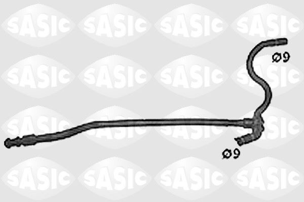 Durite de radiateur Peugeot 806 1.9 TD en caoutchouc noir renforcé pour circuit de refroidissement