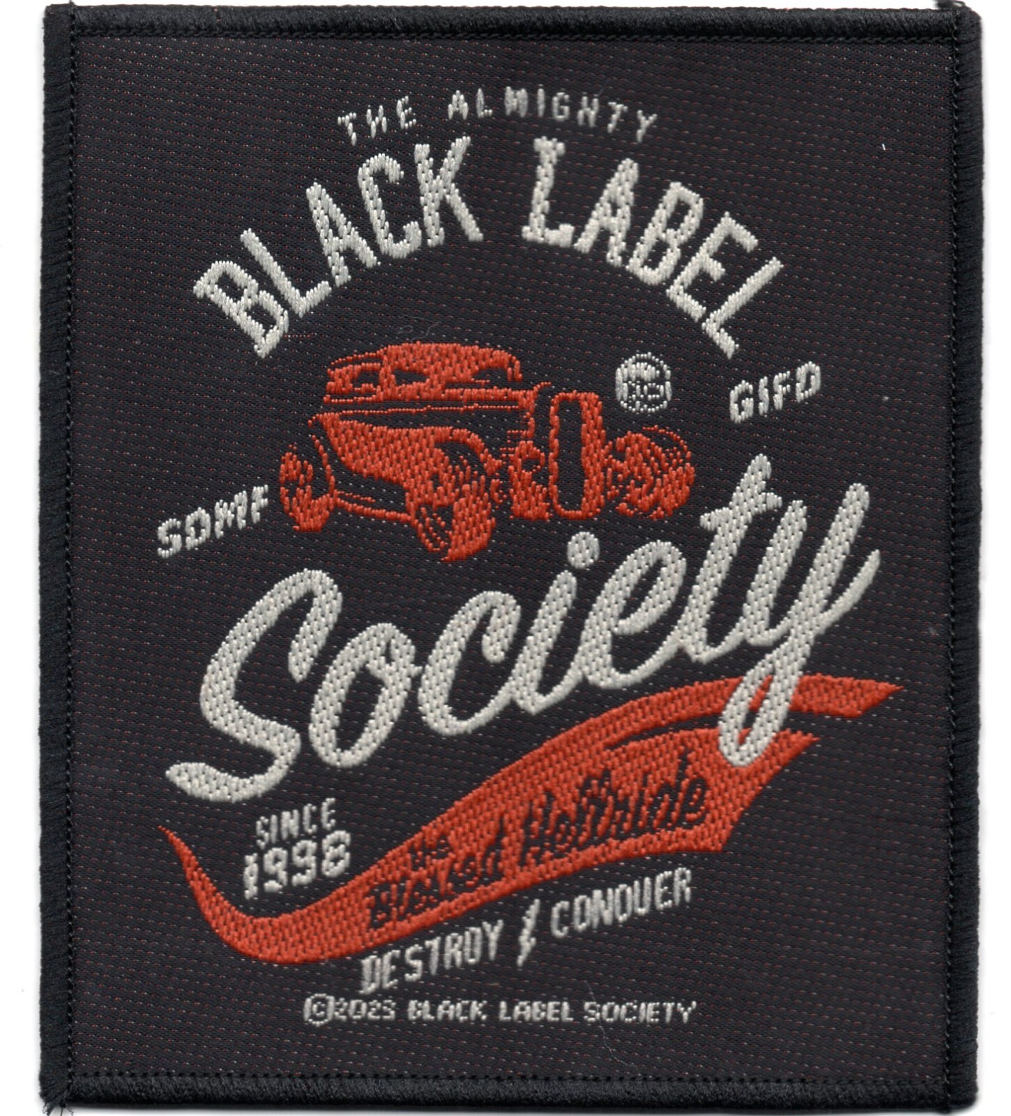 Black Label Society Patch The Blessed Hellride eBay