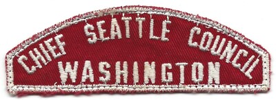 Chief Seattle Council - RWS R&W Red & White strip - Type 1