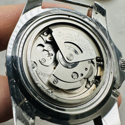 RARO ORIENT EM75 DIVER 46943 REPARACIÓN WR 200m Automático Japón De Colección Reloj 21 Joyas - Imagen 15 de 18