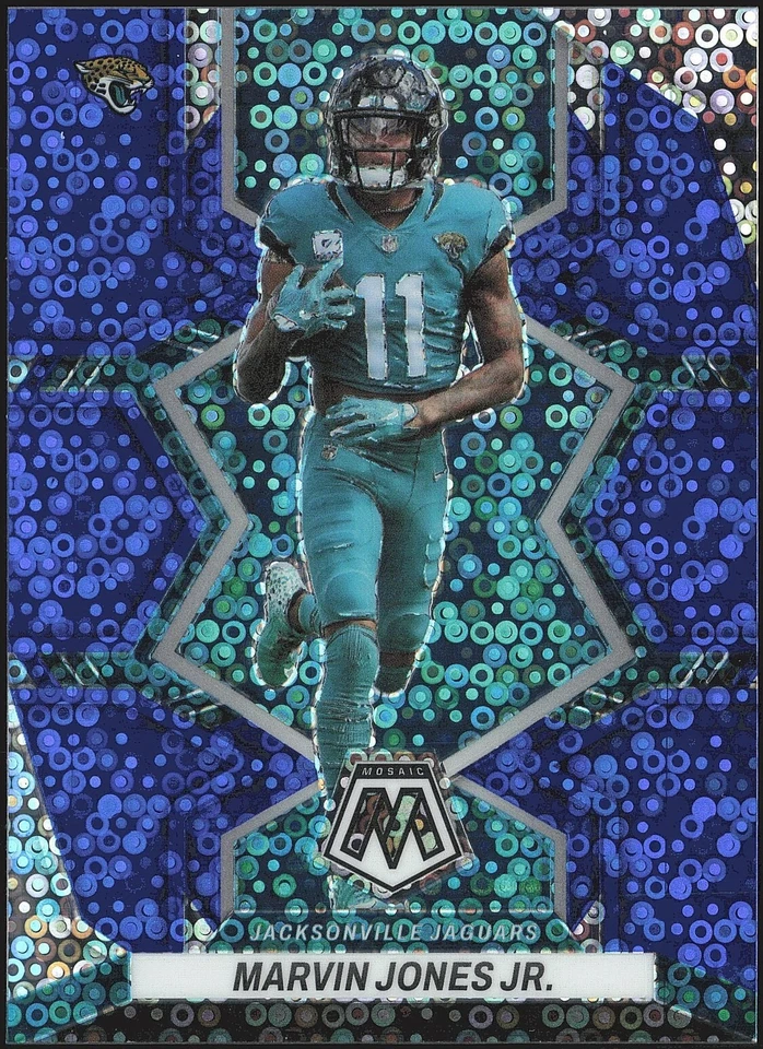 No Huddle Blue Mosaic Prizm