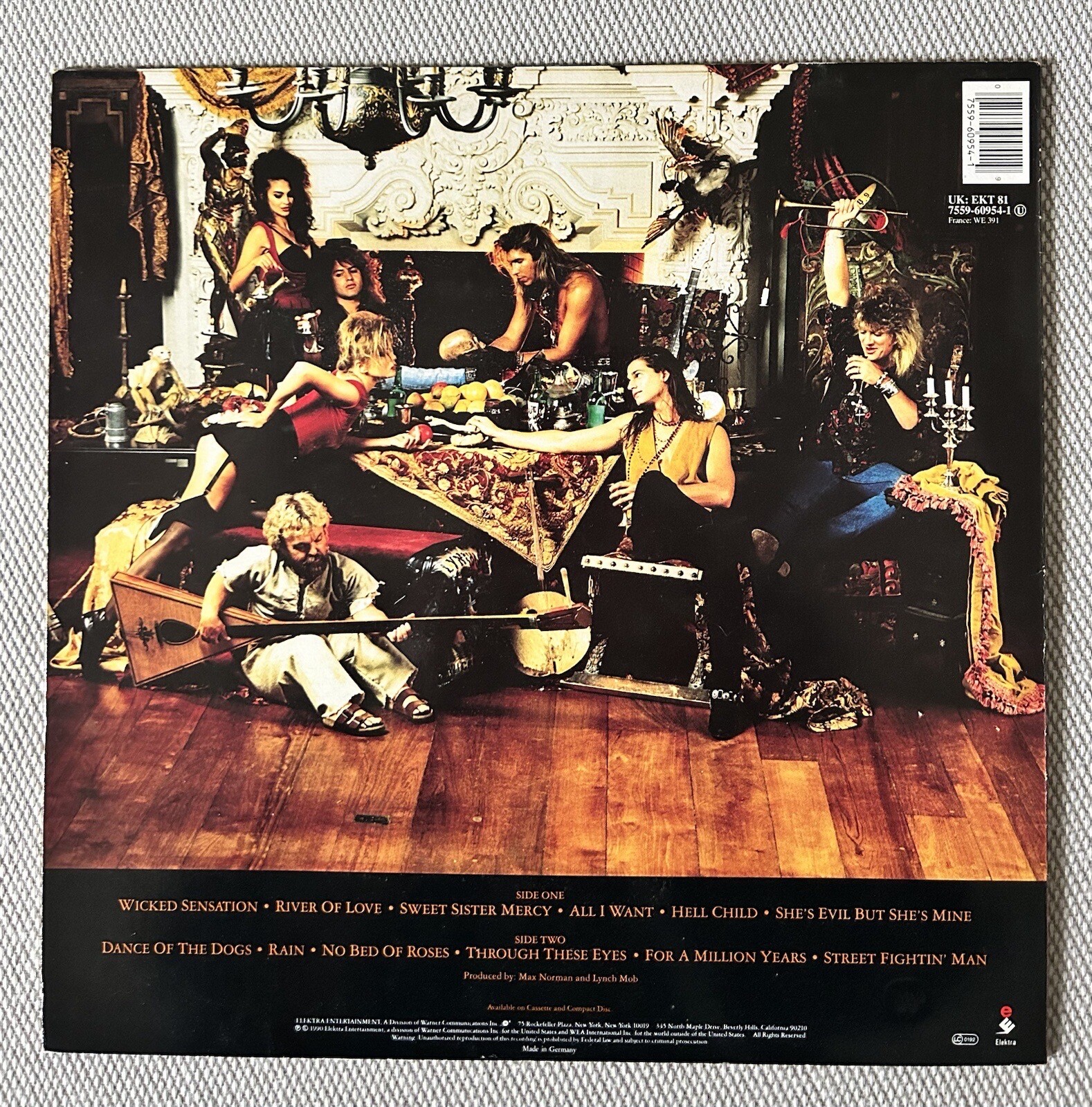 Lynch Mob Wicked Sensation LP 1st Pressing Vinyl Dokken EKT 81