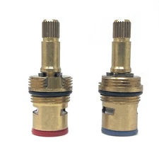Brass Hot and Cold Replacement Stems Compatible with Madol 3445LF8, 3452, 3629