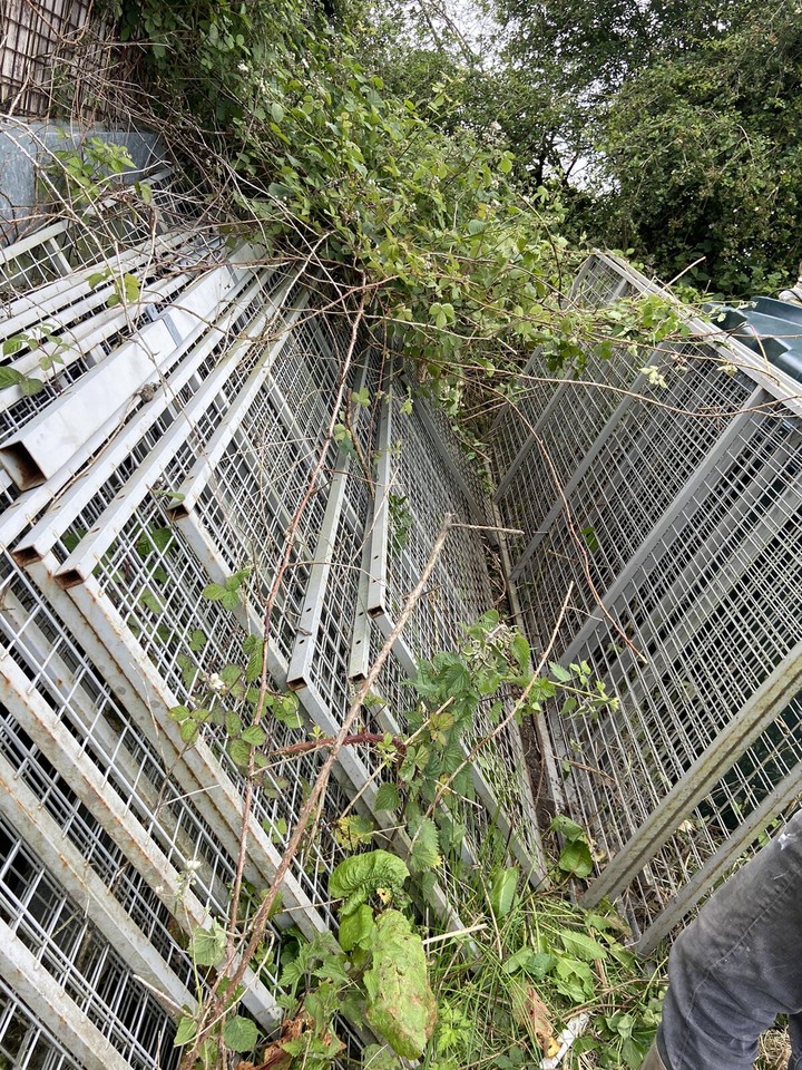 used metal security fencing eBay