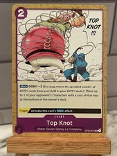 2023 One Piece Card Game: Pillars of Strength OP03 UC Top Knot - OP03-074
