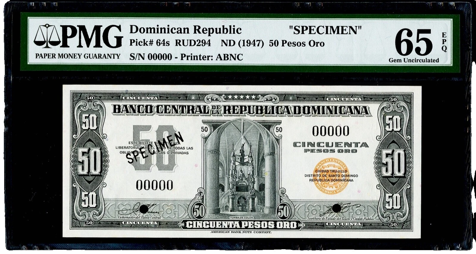 1947 Year North & Central American Paper Money