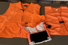 SPORTS AFIELD Full Zipper Hunting Vest Blaze Orange L + Other Vest & Neck Piece