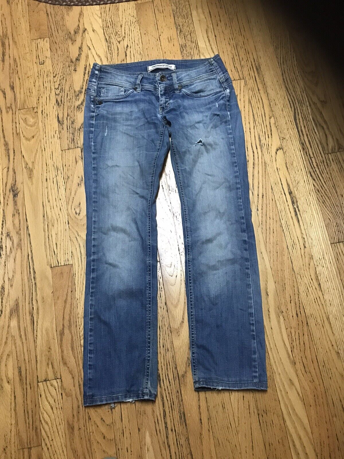 freeman t porter light wash jeans - image 1