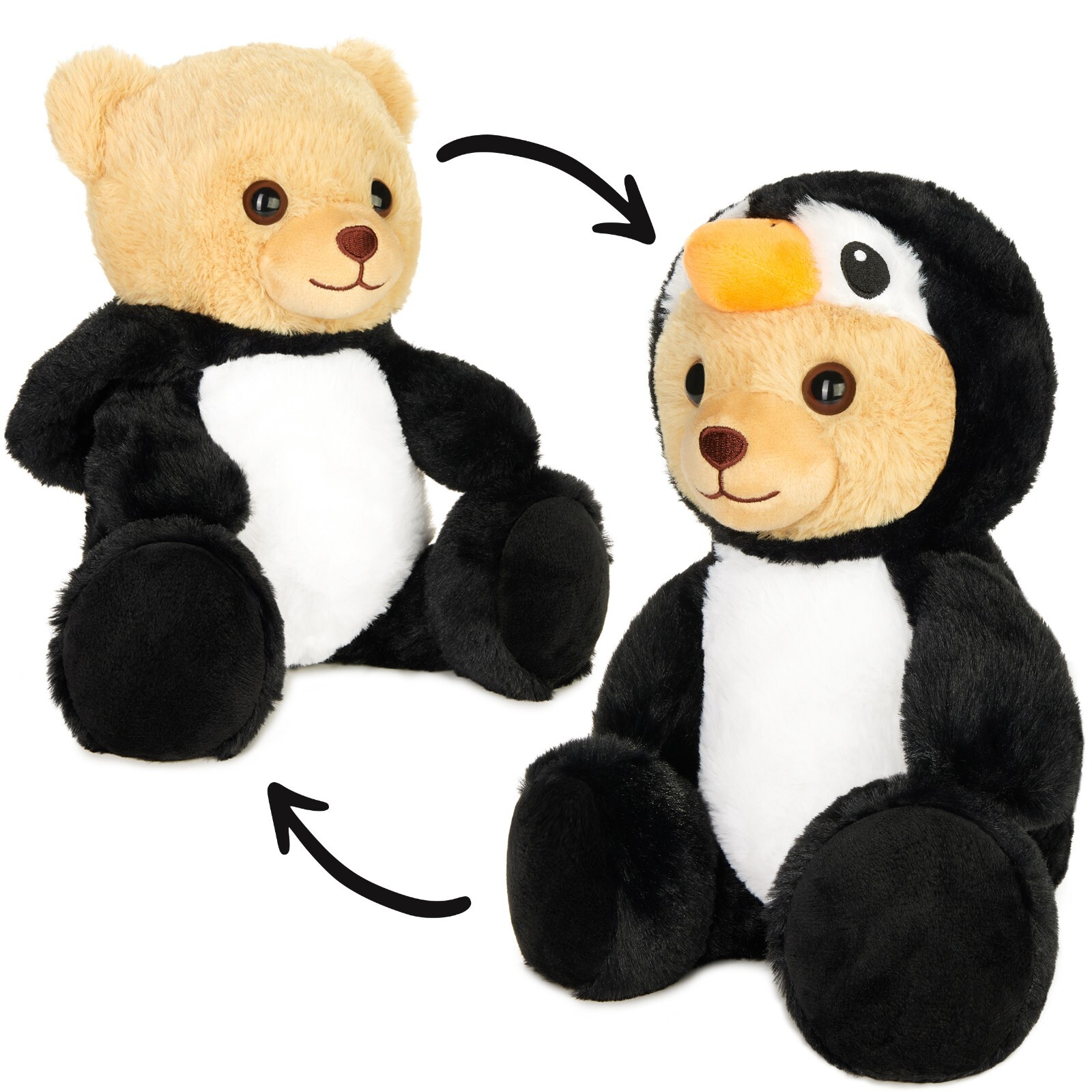 Oso Peluche Disfraz de Pingüino Osito Disfrazado 25CM BRUBIES Osos Coleccionable