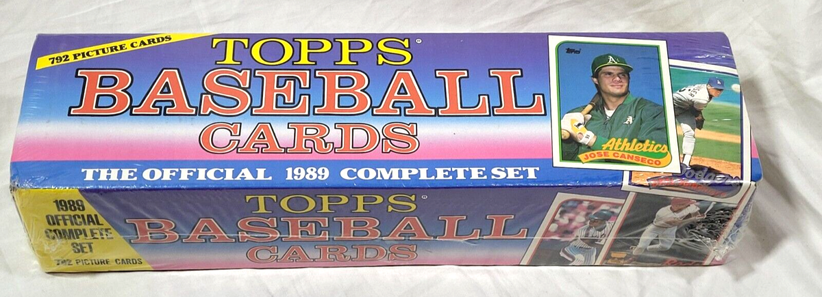1989 Topps Baseball MLB Complete Set Factory Sealed - 792 Cards | eBay