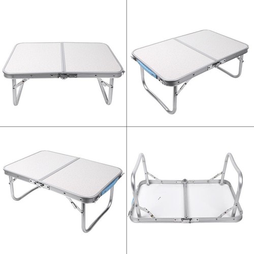 Outdoor BBQ Desk Aluminum Portable Folding Camping Picnic Table Garden Small NEW - Picture 12 of 14