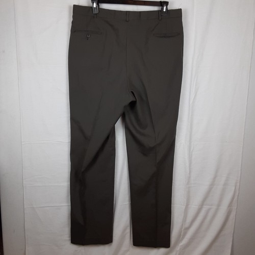 Sturbridge Classics Worsted Wool Vintage Mens Casual Dress Pants Dark Green READ - Picture 18 of 20