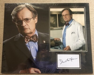 DAVID McCALLUM SIGNED NCIS PHOTO MOUNT (2)