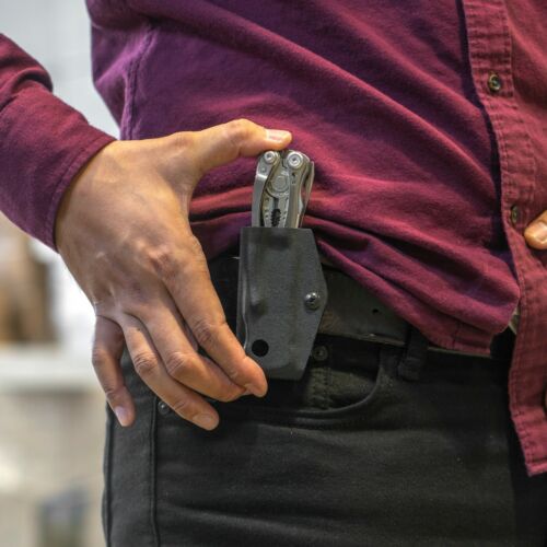 Clip & Carry Kydex Supporto guaina si adatta a LEATHERMAN SCHELETOOL Multi-Tool - MADE USA - Foto 10 di 13