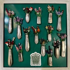 Magnetic Vintage Knife Vase with Forever Flowers