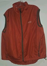 Ralph Lauren Polo Sport Windbreaker Vest Men Size L Orange
