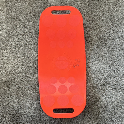 Simply fit board balanceRed orange Curved Sliding Transfer Board with Handholds