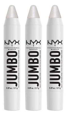 NYX Jumbo Multi-Use Face Stick, JHS02 Vanilla Ice Cream (Pack of 3)