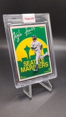 2021 Topps Project 70 Kyle Lewis by Ben Baller Artist Proof (AP) 22/51