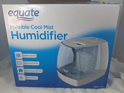 Equate Invisible Cool Mist Humidifier w/ Wicking Filter 250sq ft 24hr Runtime