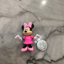 Disney Mickey Mouse Clubhouse Hot Pink Dress Minnie Mouse Figure 2¼