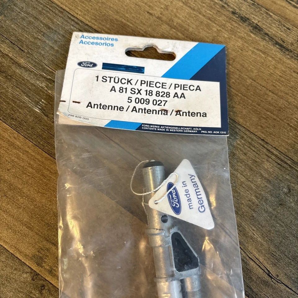 ANTENA FORD ESCORT SIERRA A 81 SX 18 828 AA ORIGINAL PIEZA NUEVA RARA AHORA Foto 2 de 4