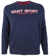 GANT SPORT Men's Pullover Sweater Jumper Size 3XL Crew Neck Cotton  Polyester