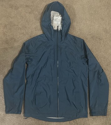 Black Diamond Men s Rain Jacket Size Small Blue/Green Color BD Dry