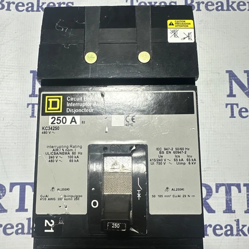 SQUARE D KC34250 CIRCUIT BREAKER
